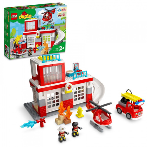 LEGO Duplo Fire Station and Helicopter 24m+