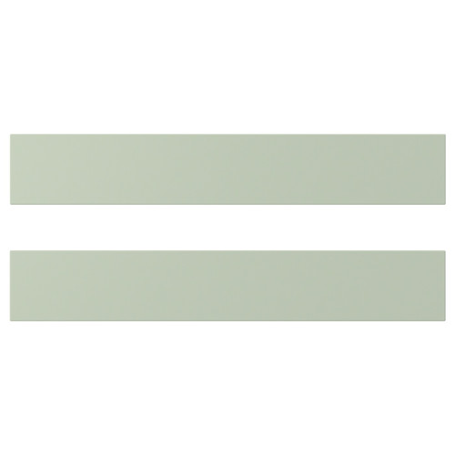 STENSUND Drawer front, light green, 60x10 cm