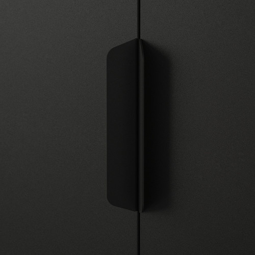TROTTEN Cabinet with doors, anthracite, 70x173 cm