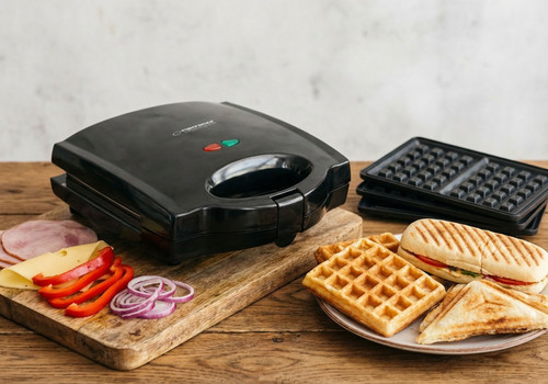 Esperanza Sandwich Maker 3in1 Portobella EKT006, black