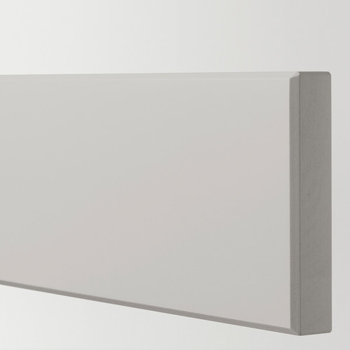 LERHYTTAN Drawer front, light grey, 40x10 cm