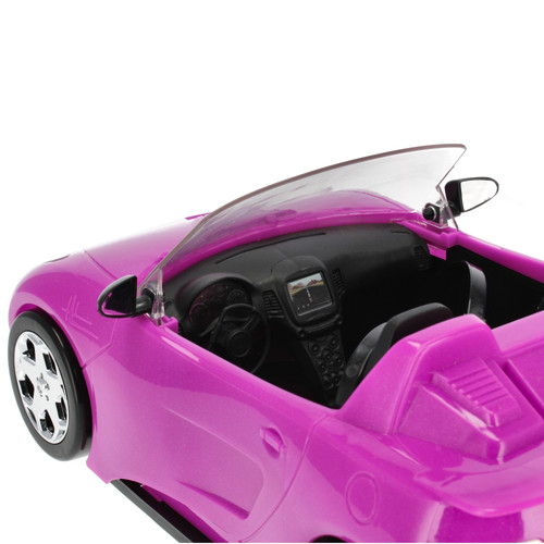 Fashion Girl Travel Doll Convertible Car 3+