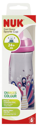 NUK First Choice Sports Cup 450ml 24m+, pink
