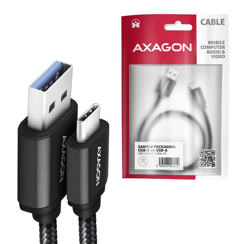 AXAGON USB Cable BUCM3-AM10AB cable USB-C USB-A, 1.0