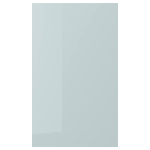 KALLARP Door, high-gloss light grey-blue, 60x100 cm
