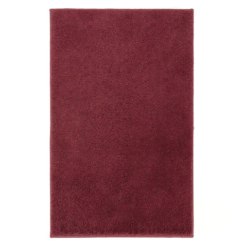 BACKMÅRA Bath mat, deep red, 50x80 cm