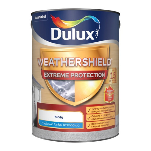 Dulux Exterior Paint Weathershield Extreme Protection 5l white