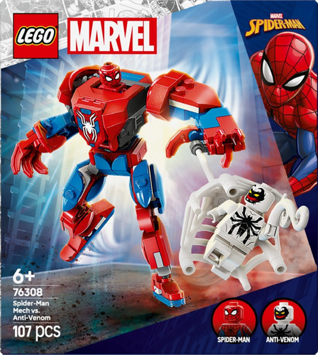 LEGO Marvel Spider-Man Mech vs. Anti-Venom 6+