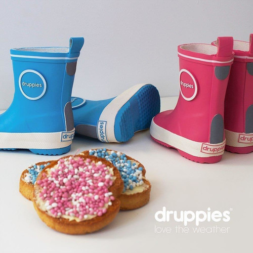 Druppies Rainboots Wellies for Kids Fashion Boot Size 25, blue