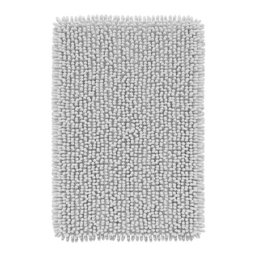 GoodHome Bath Mat Graphene 50 x 80 cm, white