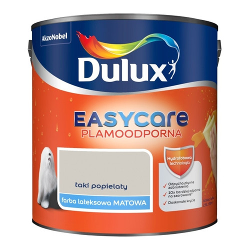 Dulux EasyCare Matt Latex Stain-resistant Paint 2.5l kind of grey