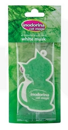 Inodorina Car Air Freshener Dog Magic White Musk, assorted patterns