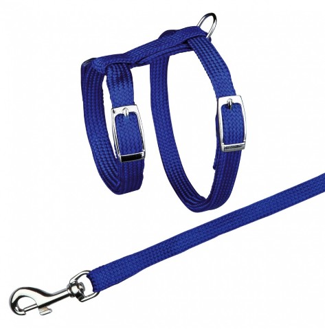 Trixie Cat Harness with Leash 22–42cm / 10 mm, assorted colours