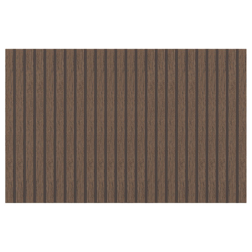 BJÖRKÖVIKEN Door/drawer front, brown stained oak veneer, 60x38 cm