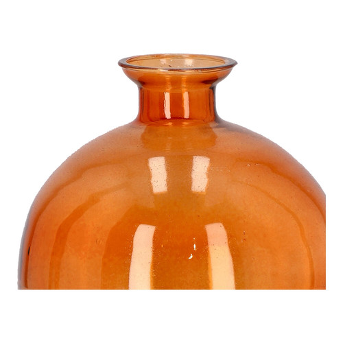 Glass Vase 15x17cmm, orange