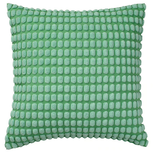 SVARTPOPPEL Cushion cover, light green, 50x50 cm