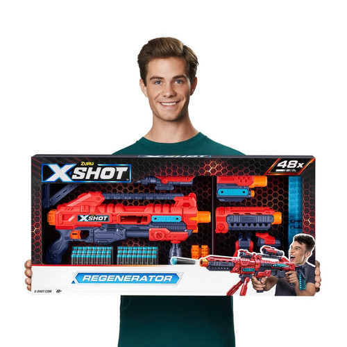 ZURU X-Shot Launcher Excel Regenerator, orange, 8+
