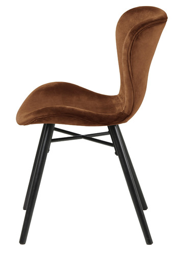 Chair Batilda, velvet, copper