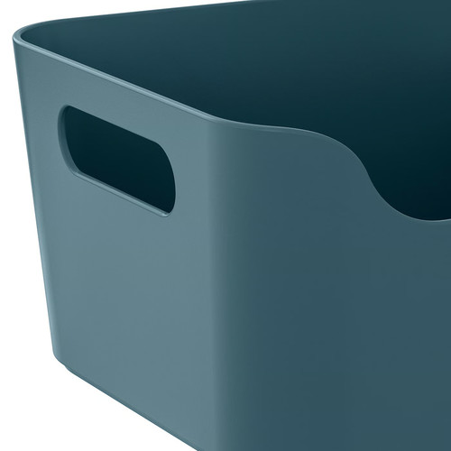 UPPDATERA Box, grey-blue, 24x17 cm
