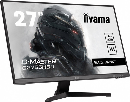 IIyama 27" Gaming Monitor G2755HSU-B1 VA FHD 100Hz 1ms HDMI DP 2xUSB 2x2W