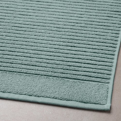 ALSTERN Bath mat, light grey-green, 50x80 cm