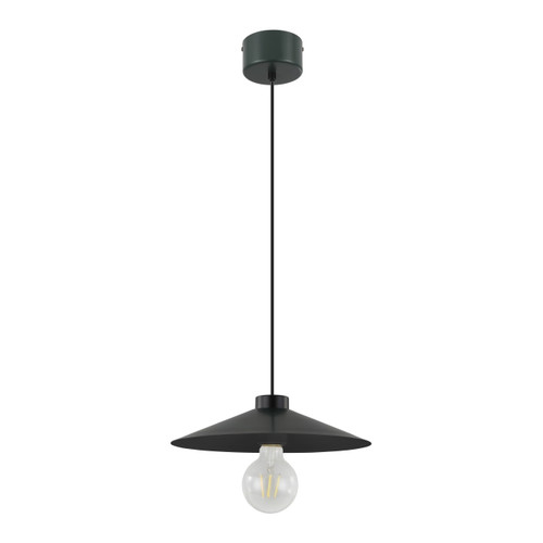 GoodHome Pendant Lamp Zanbar E27, black