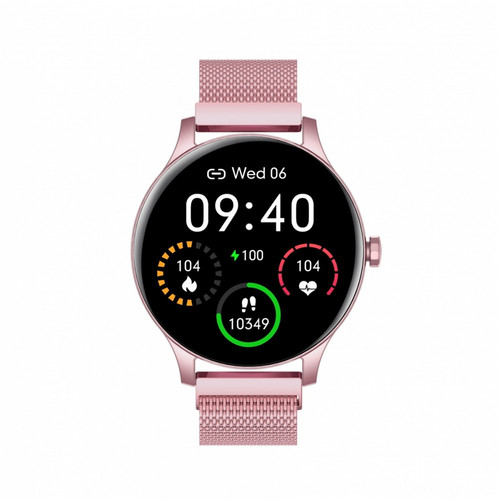 Garett Smartwatch Classy, pink steel