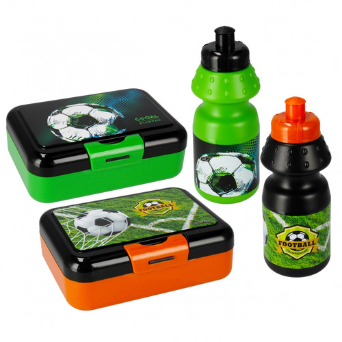 Lunchbox & Water Bottle Set Football