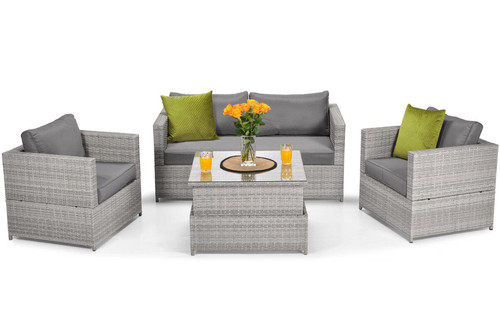 Outdoor Furniture Set MALAGA COMFORT, grey