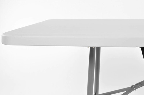 Portable Folding Table Banquet Table 240cm, white