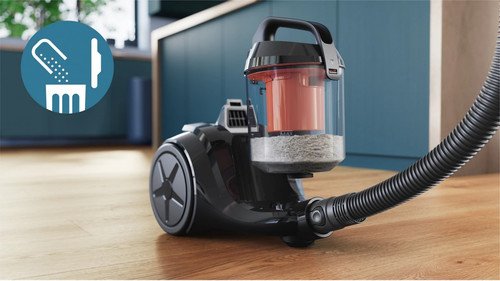 Philips 1000 Series XB1142/10 Bagless Cylinder Vacuum Cleaner, Black