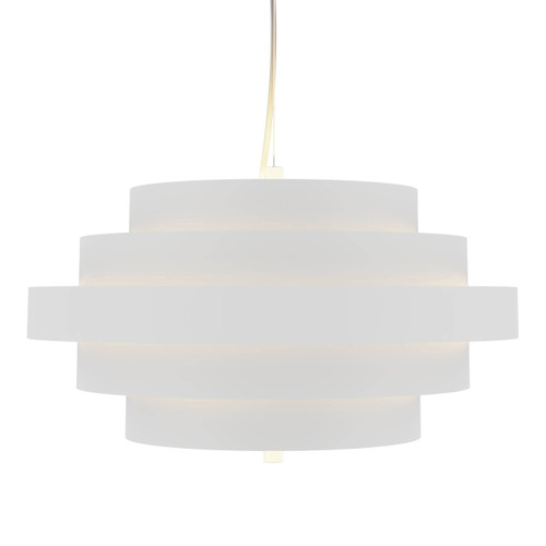 GoodHome Pendant Lamp Euboea 1x E27, matt white