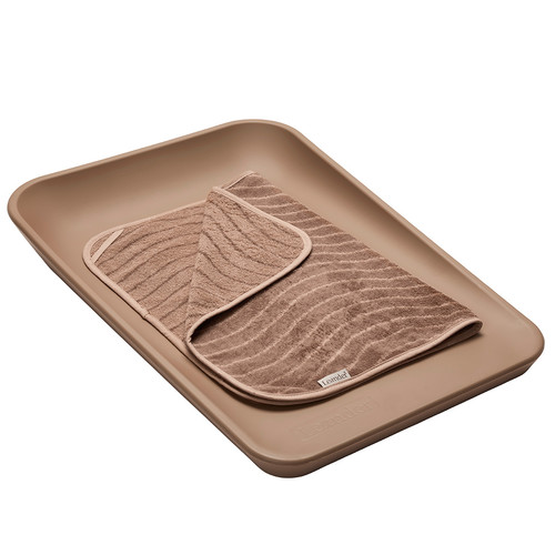 LEANDER topper for changing mat, clay