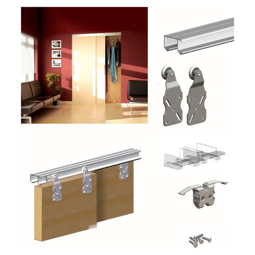 Valcomp Rail Set for Sliding Doors 2 Horus W15P 1500 mm