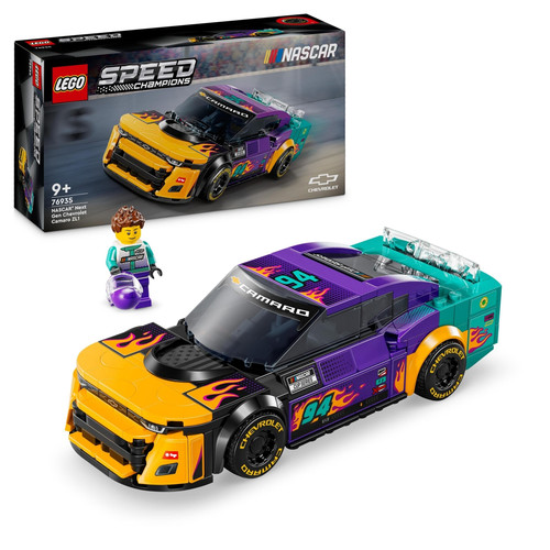 LEGO Speed Champions NASCAR Next Gen Chevrolet Camaro ZL1 9+