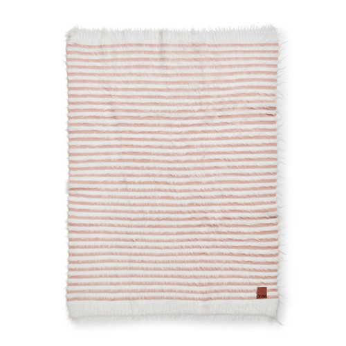 Elodie Details Furry Knit Blanket - Faded Rose