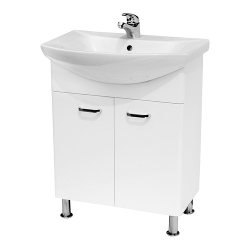 Cersanit Cabinet with Basin Diuna 65 cm, white