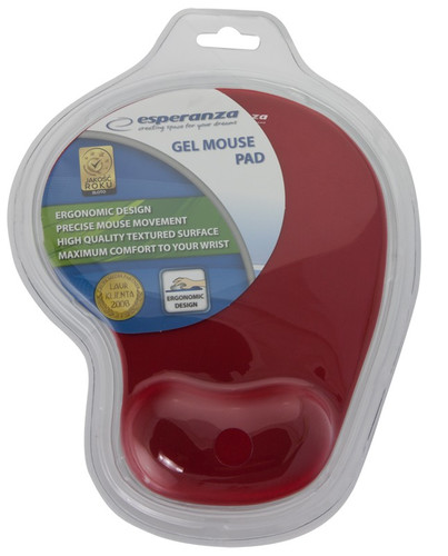 Esperanza Gel Mouse Pad, red