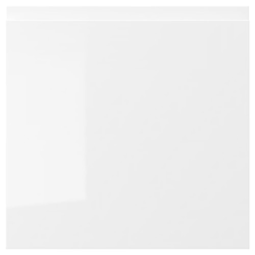 VOXTORP Door, high-gloss white, 40x40 cm