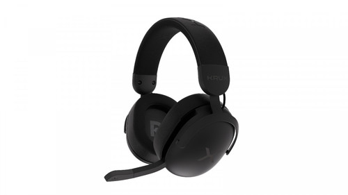 Krux Crave Pro Wireless Gaming Headset, Black