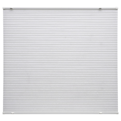 HORNVALLMO Pleated blind, white/top-down bottom-up, 100x130 cm