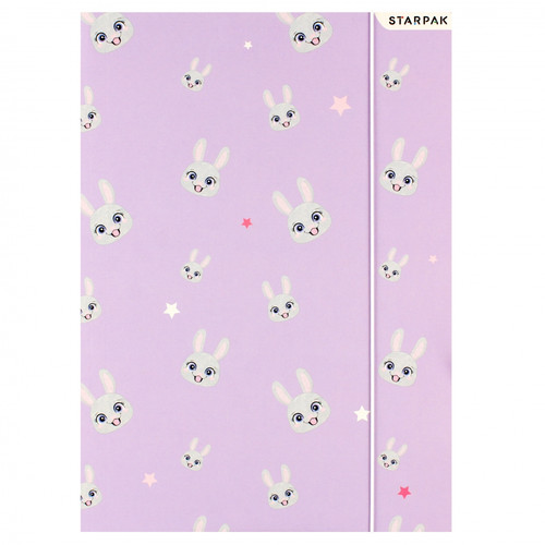 Document File Folder with Elastic Band A4 10pcs Rabbit
