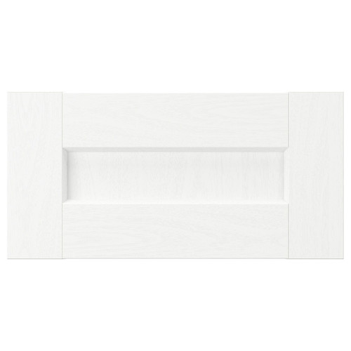 ENKÖPING Drawer front, white wood effect, 40x20 cm