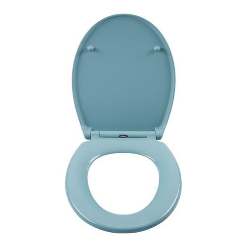 Cooke & Lewis Duroplast Soft-close Toilet Seat Diani, blue