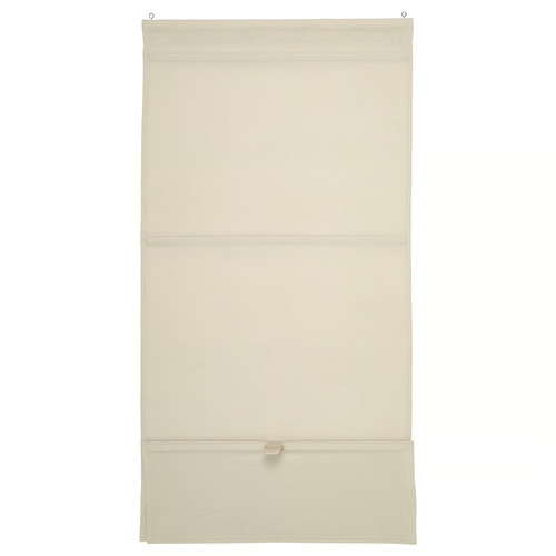 RINGBLOMMA Roman blind, beige, 60x160 cm