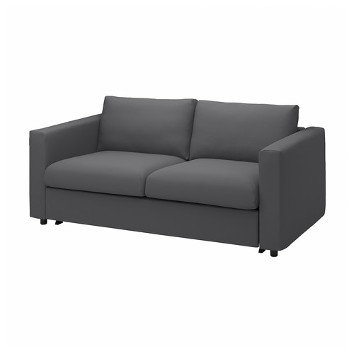 VIMLE 2-seat sofa-bed, Hallarp grey