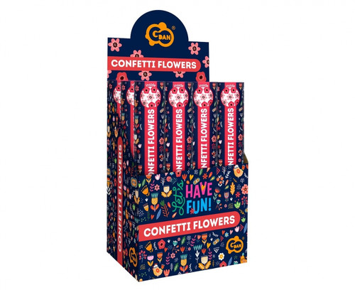 Confetti Flowers Party Popper Have Fun 30cm