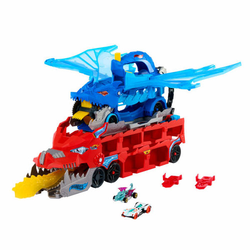 Hot Wheels Dragon Hauler Playset JBM72 3+