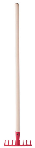 Children's Metal Garden Rake, assorted colours, 3+