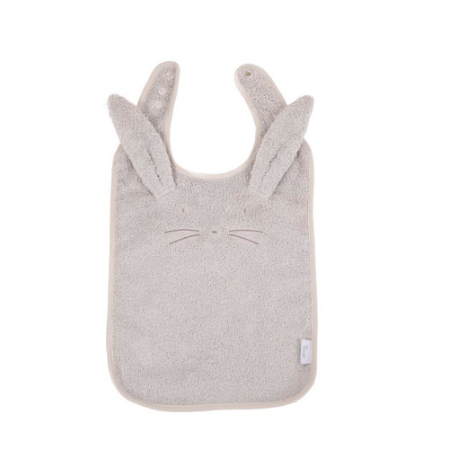 Bo Jungle B-Bib Ecological Rabbit Grey